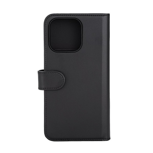 DELTACO Pungetui, 2-i-1, iPhone 15 Pro Max, magnetisk cover, sort Svart