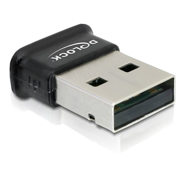 DeLOCK Bluetooth 4.0 klasse 2(10m), USB 2.0, 3 Mb/s,  sort