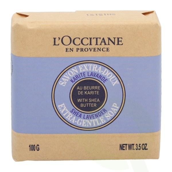 L'Occitane ekstra skånsom sæbe med sheasmør 100 gr lavendel