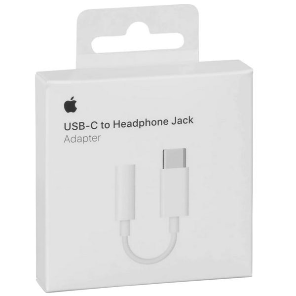 Apple adapter USB-C till 3,5 mm (MU7E2ZM/A)