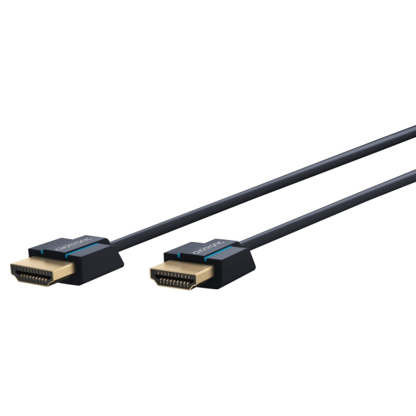 ClickTronic Ultra-Slim Højhastigheds HDMI™-kabel med Ethernet Pr