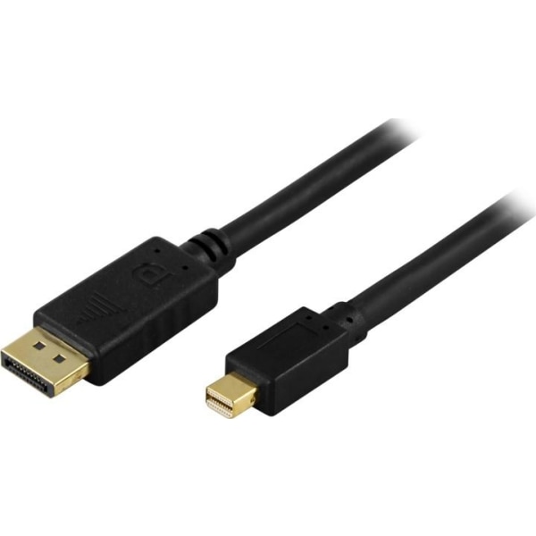 DELTACO kaapeli DisplayPort - Mini DisplayPort, 20-pin ur-ur, 3m