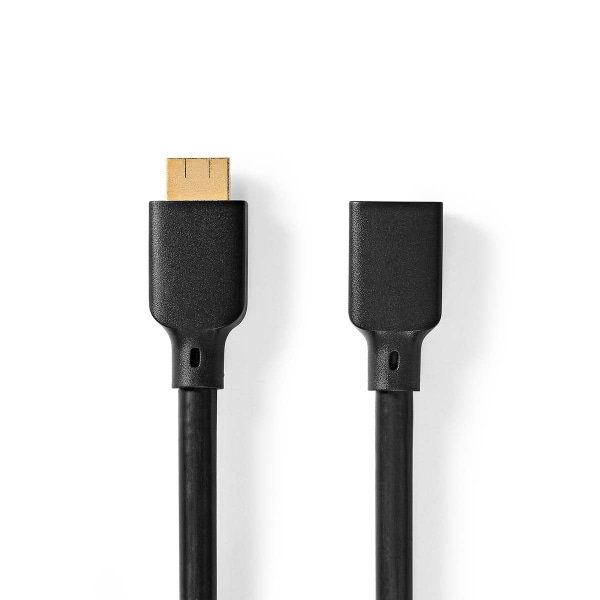 Nedis Ultra High Speed ​​HDMI ™ -kaapeli | HDMI™ liitin | HDMI™ Ulostulo | 8K@60Hz | 48 Gbps | 1.00 m | Pyöreä | 7.9 mm | Musta | Laatikko