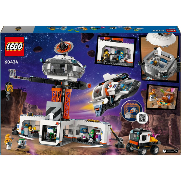 LEGO City Space 60434  - Rymdbas och raketuppskjutningsramp