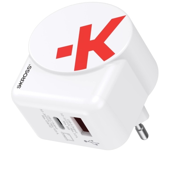 SKROSS EU USB Charger AC65PD - C to C cable included