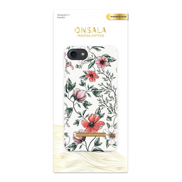 Onsala Mobilcover Soft Vallmo Medow iPhone 6/7/8/SE2020/22 Vit