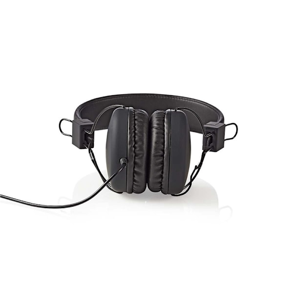 Nedis Kablede On-Ear Hovedtelefoner | 3.5 mm | Kabellængde: 1.20 m | Sort Svart