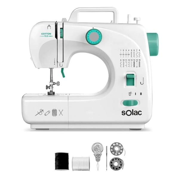 SOLAC Sewing Machine Cotton 16.2 White