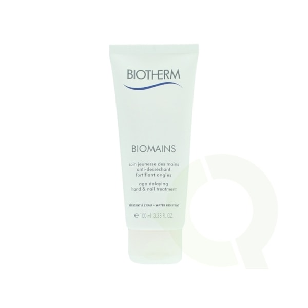 Biotherm Biomains Age Delaying Hand & Nail Treatment 100 ml Water Resistant, Age Delaying, For Sensitive Skin