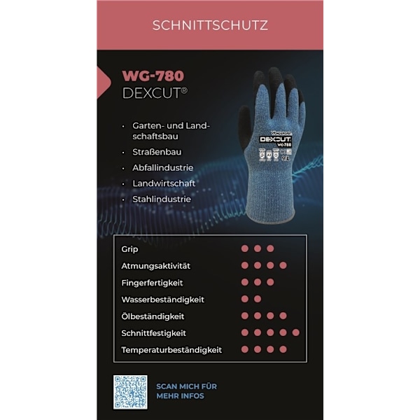 Wonder Grip WG-780 Trädgårds- och landskapsarkitektur, Jordbruk, Vägarbete, Stålindustri, Avfallsindustri, Size: XL/10