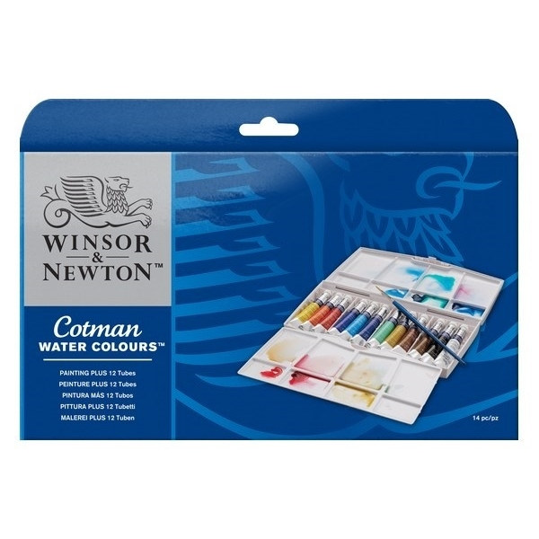 Cotman Water Color Tube Painting box Plus