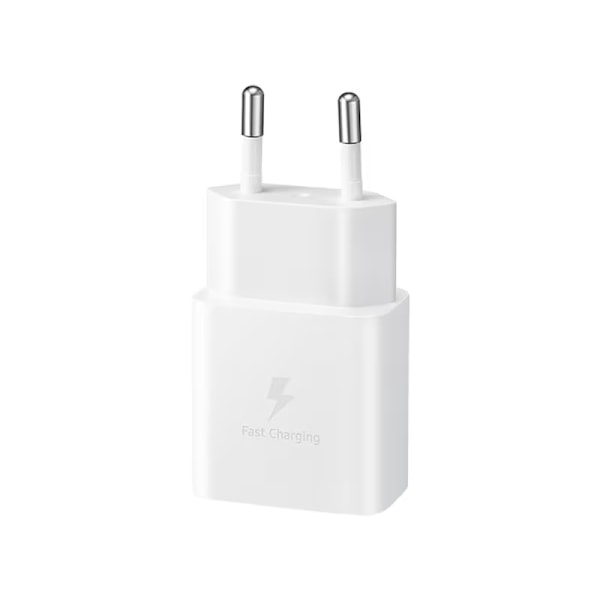 Samsung EP-T1510X USB-C 15W seinälaturi + 3A USB-C-kaapeli, valkoinen
