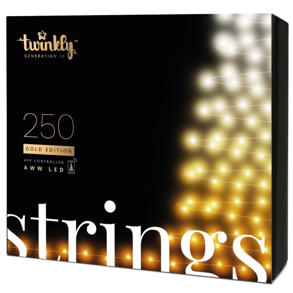 Twinkly Strings 250 AWW LEDs Gen.II Go