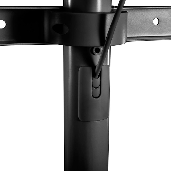 Nedis Golvstativ | 49 - 70 " | Maximal skärmvikt som stöds: 40 kg | V-shape Design | Anti-tip rem | Snäpplås | Aluminium / Stål | Svart
