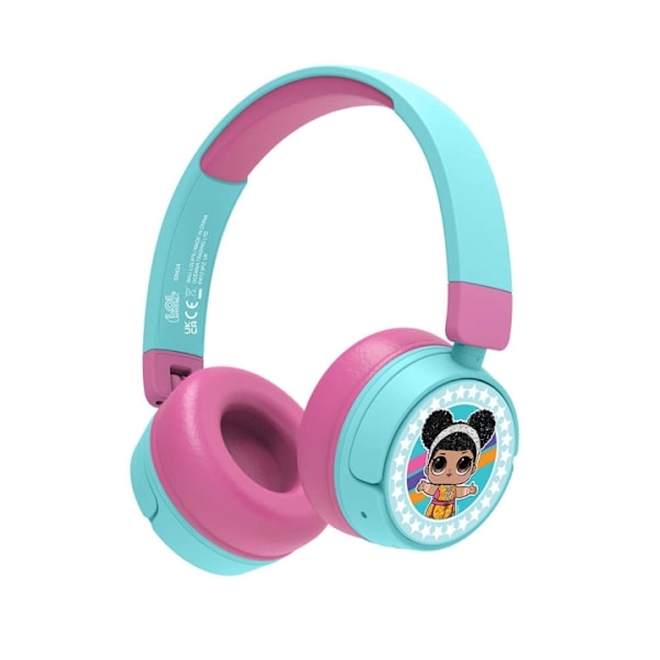 LOL Headphone On-Ear Junior  Wireless 85dB/95dB Sharing Aux Grön