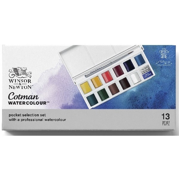WINSOR Cotman watercolour sketchers pocketbox 12pcs