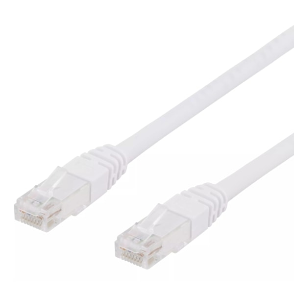 DELTACO U/UTP Cat6 patchkabel, LSZH (Low smoke zero halogen), 25m, hvi