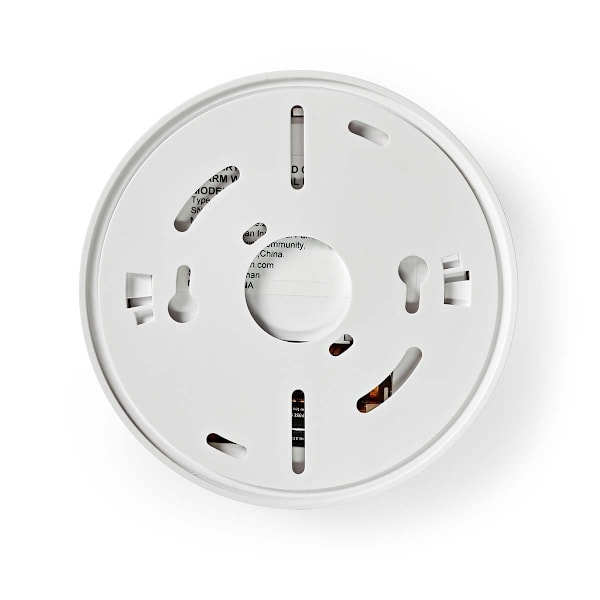 Nedis Kolmonoxid Alarm | Batteridriven | Batterilängd upp till: 5 år | Med paus knapp | Med testknapp | 85 dB | Vit