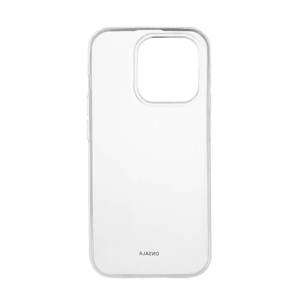 ONSALA Back Recycled Clear Case TPU iPhone 15 Pro Clear Transparent