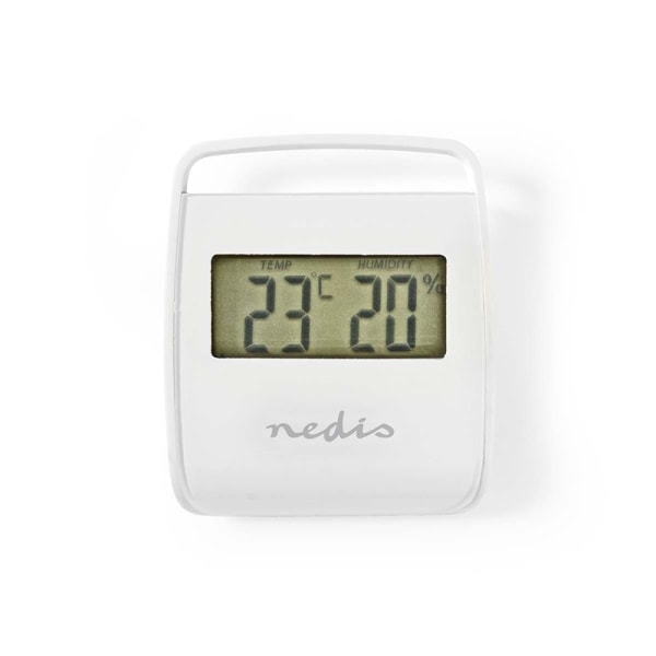 Nedis Digital termometer | Inomhus | Inomhus temperatur | Inomhus luftfuktighet | Vit