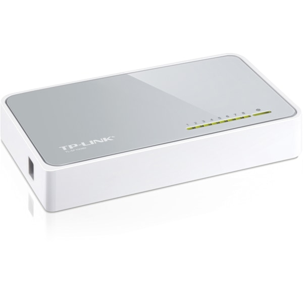 TP-LINK verkkokytkin, 8 porttia, 10/100 Mbps, RJ45, Auto MDI/MDIX