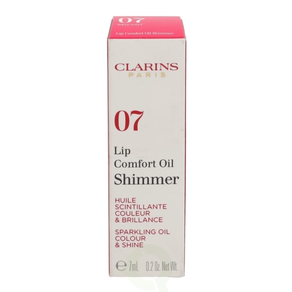 Clarins Lip Comfort Oil Shimmer 7 ml #07 Red Hot