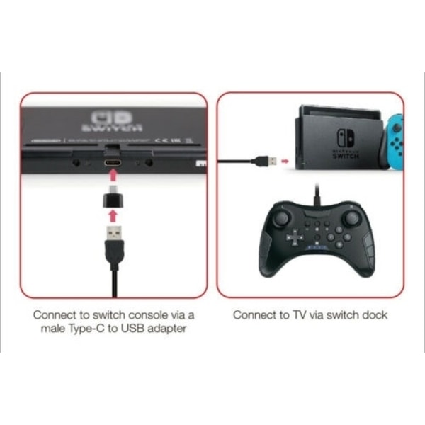 Pro Wired Game Controller till Switch