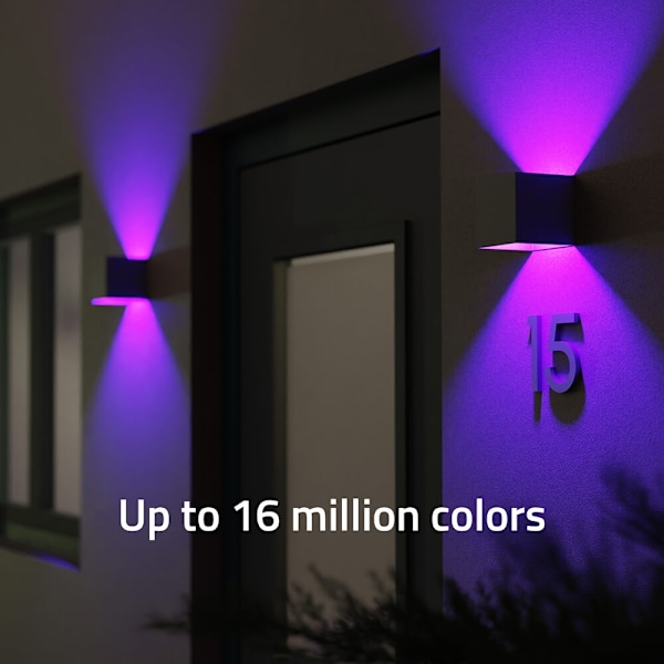 Hombli Smart Væglampe Udendørs RGB CCT Grå