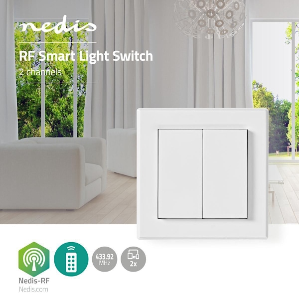 Nedis RF-Stik | 433 MHz | 18 W | Hvid