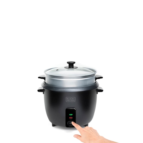 BLACK+DECKER Riisikeitin 1,8 L Musta
