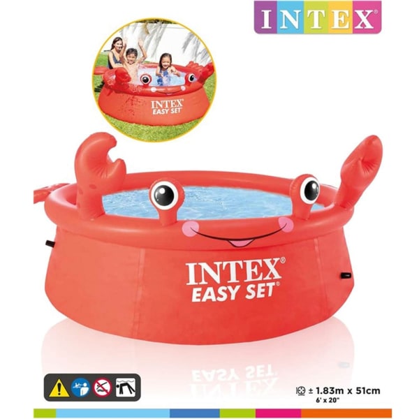 Intex Easy Set allas Krabba 183x51cm (880L)