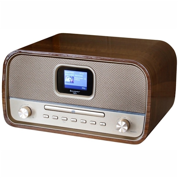 Soundmaster Musik-anläggning Radio CD Bluetooth DAB970BR1 Trä