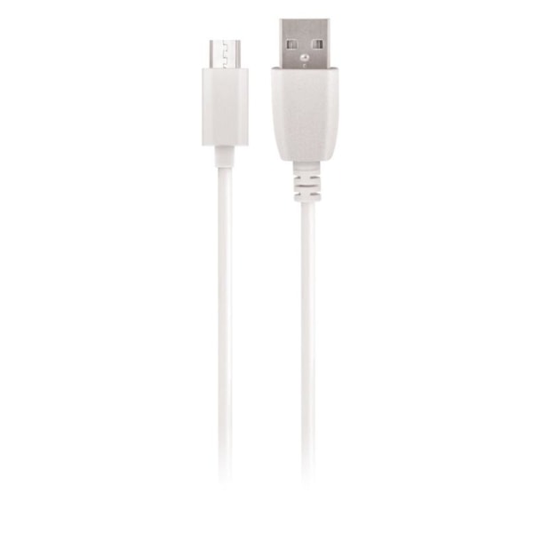 Maxlife microUSB-latauskaapeli pikalataukseen, 2A, 1m, valkoinen