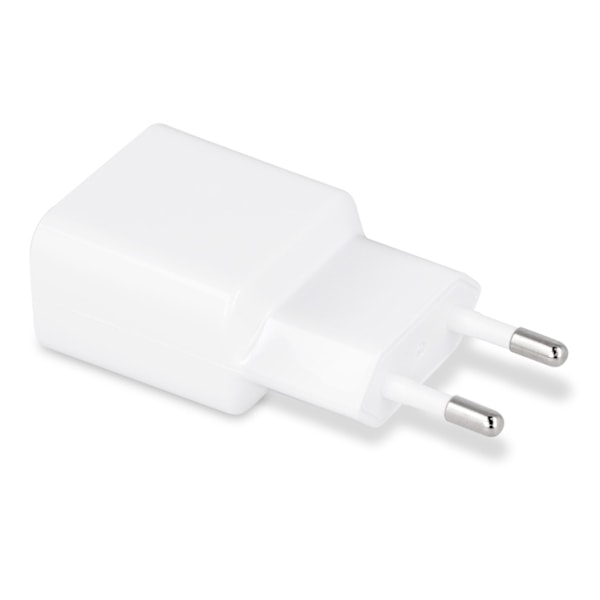 Maxlife väggladdare med USB-utgång, inklusive USB-C kabel, 1A, vit