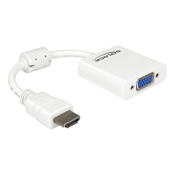 Delock Adapter HDMI-A male > VGA female white