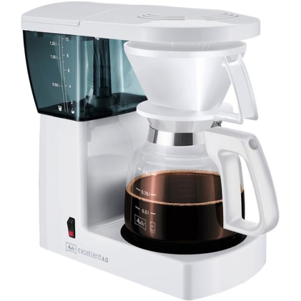 Melitta Excellent 4.0 Vit Kaffebryggar (21520)