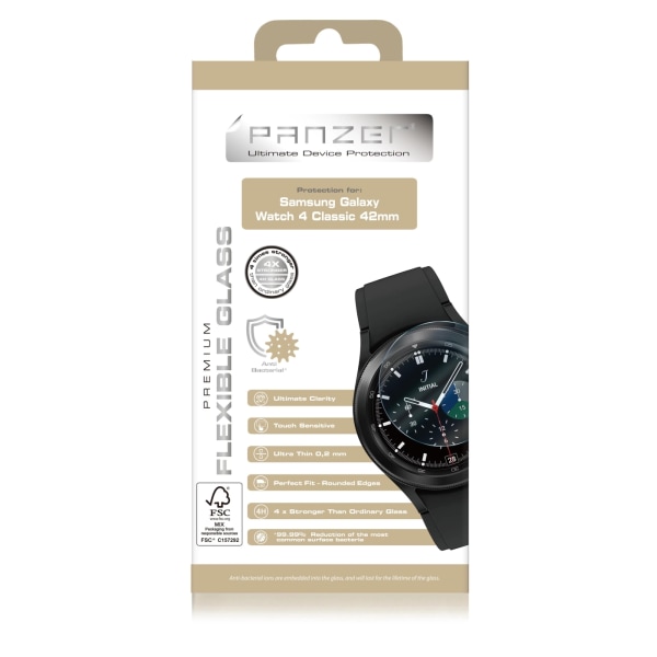 panzer Samsung Galaxy Watch 4 Classic 42mm Flexible Glass Transparent