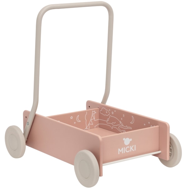 Micki Micki Lära Gå Vagn, Rosa