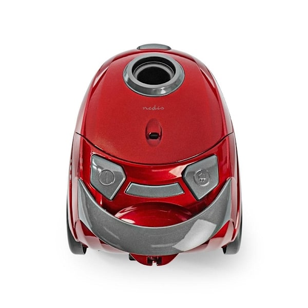 Nedis Dammsugare med påse | Med Väska | 700 W | Dammkapacitet: 1.5 l | Kombi Borste | aktionsradie: 7 m | Hepa | Antracit / Röd