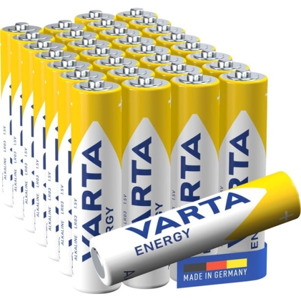 Varta LR03/AAA (Micro) (4103) batteri, 30 stk. i blister alkalin