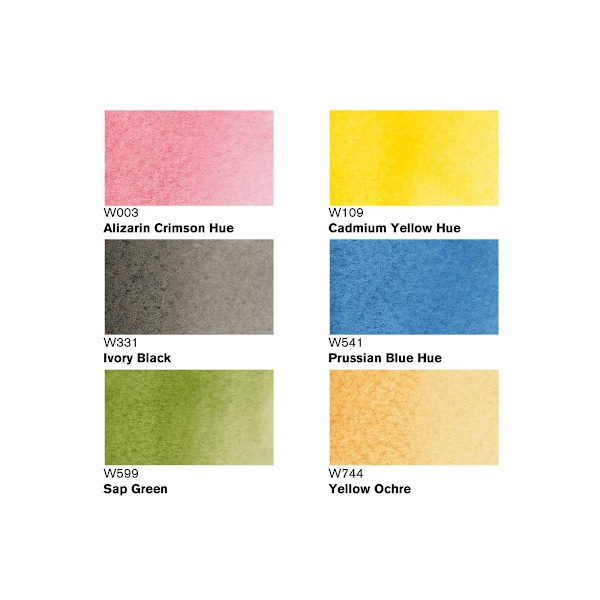 WINSOR Watercolour Marker 6pcs set