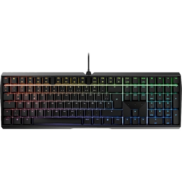 Cherry MX 3.0S Gaming Keyboard RGB, rød Sort