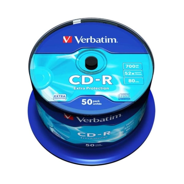 CD-R DataLife 52x, 700MB, Extra Protection, 50-Pack