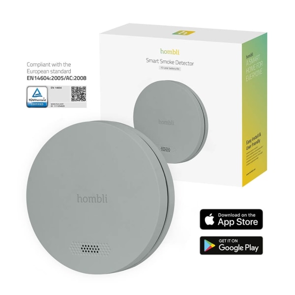 HOMBLI Smart Smoke Detector Grey