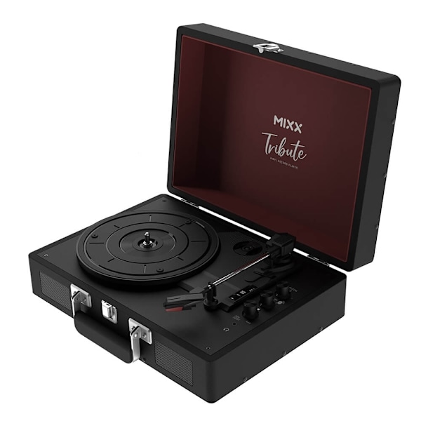 MIXX Vinyl Record Player Tribute Stereo Black
