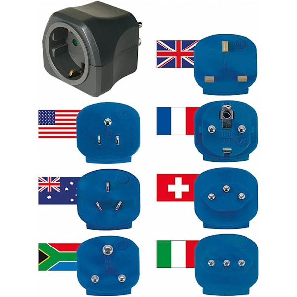 Brennenstuhl rejseadapterkit, gør det muligt at du kan tilslutte dine