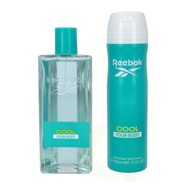 Reebok Cool Your Body Women Giftset 250 ml, Edt Spray 100ml/Body