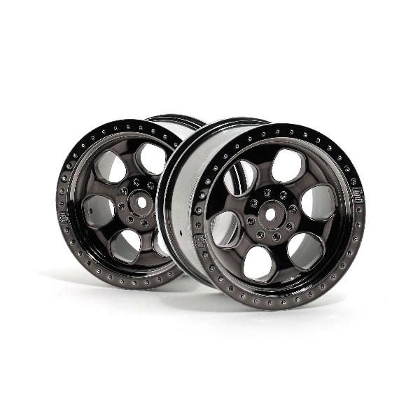 HPI 6 Spoke Wheel Black Chrome (83X56Mm/2Pcs)