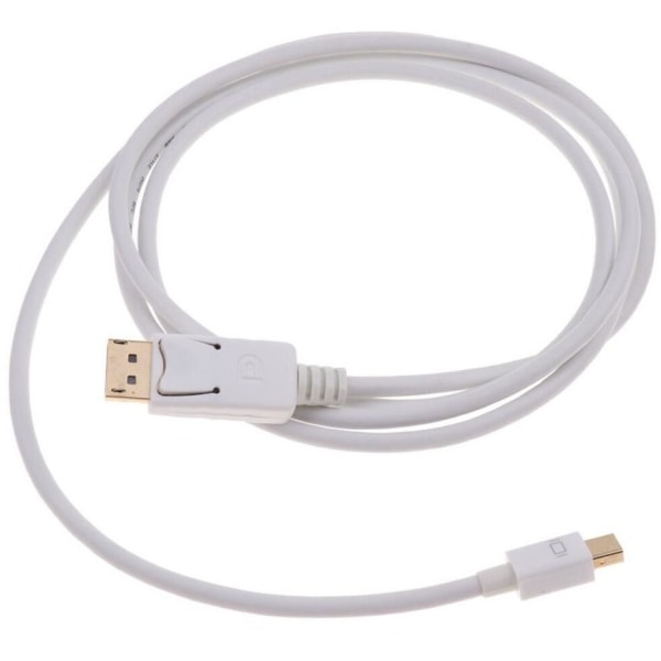 NORDIQZENZ Displayport till Mini Displayport Kabel, Vit, 3m