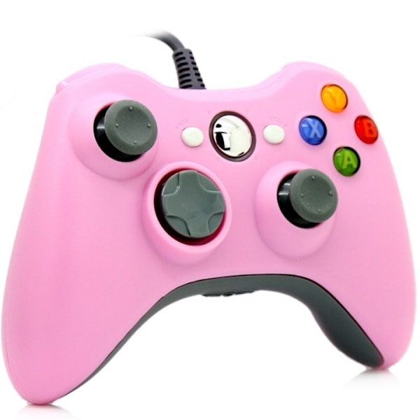 Rosa håndkontrol til Xbox 360